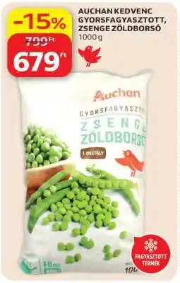 Auchan Auchan Kedvenc Gyorsfagyasztott Zsenge Zöldborsó ajánlat
