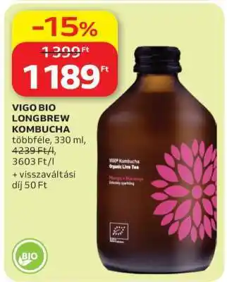 Auchan VIGO BIO LONGBREW KOMBUCHA ajánlat