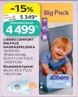 Auchan LIBERO COMFORT BIG PACK NADRÁGPELENKA ajánlat