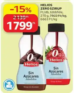 Auchan HELIOS ZERO SZIRUP ajánlat