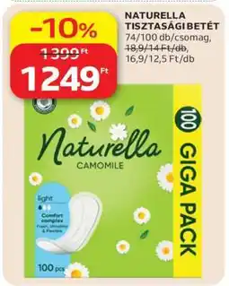 Auchan Naturella Tisztasági Betét ajánlat