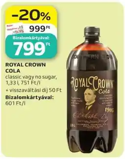 Auchan Royal Crown Cola ajánlat