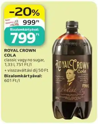 Auchan Royal Crown Cola ajánlat