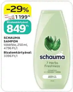 Auchan SCHAUMA Sampon ajánlat