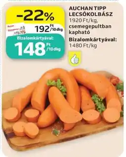 Auchan AUCHAN TIPP LECSÓKOLBÁSZ ajánlat