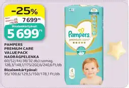 Auchan Pampers Premium Care Value Pack Nadrágpelenka ajánlat