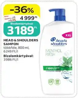 Auchan HEAD & SHOULDERS Sampon ajánlat