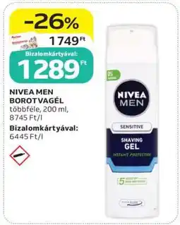Auchan Nivea Men borotvagél ajánlat