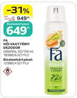Auchan FA NŐI VAGY FÉRFI DEZODOR ajánlat