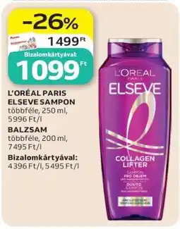 Auchan L'Oréal Paris Elseve Sampon ajánlat