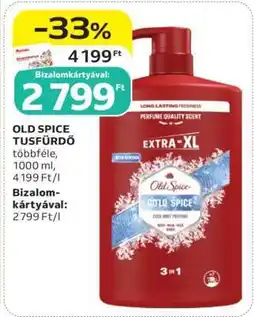 Auchan OLD SPICE Tusfürdő ajánlat