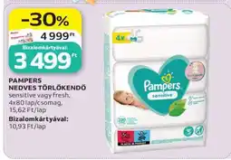 Auchan PAMPERS NEDVES TÖRLŐKENDŐ ajánlat