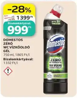 Auchan Domestos Zéró WC Vízkoóldó Gél ajánlat