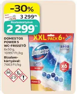 Auchan DOMESTOS POWER 5 WC-FRISSÍTŐ ajánlat