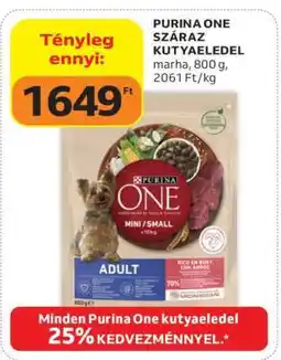 Auchan PURINA ONE Száraz kutyaeledel ajánlat