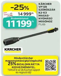 Auchan KÄRCHER VP120 SZÓRÓSZÁR K2-K3 MAGASNYOMÁSÚ MOSÓHOZ ajánlat