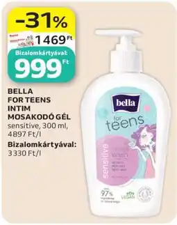 Auchan BELLA FOR TEENS INTIM MOSAKODÓ GÉL ajánlat