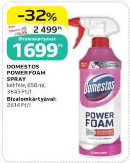 Auchan DOMESTOS POWER FOAM SPRAY ajánlat