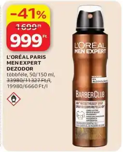 Auchan L’ORÉAL PARIS MEN EXPERT DEZODOR ajánlat