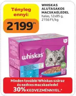 Auchan Whiskas alutasakos macskaeledel ajánlat