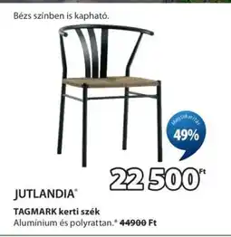 JYSK JUTLANDIA TAGMARK kerti szék ajánlat