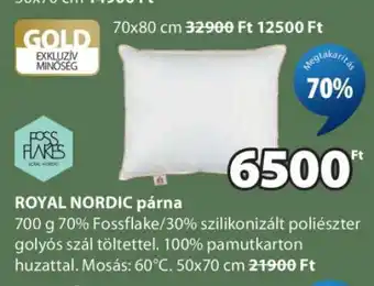 JYSK ROYAL NORDIC párna ajánlat
