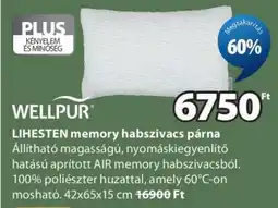 JYSK LIHESTEN memory habszivacs párna ajánlat