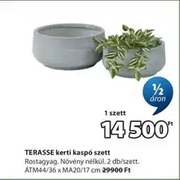 JYSK TERASSE kerti kaspó szett ajánlat