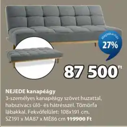 JYSK NEJEDE kanapéágy ajánlat