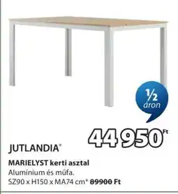 JYSK JUTLANDIA MARIELYST kerti asztal ajánlat