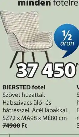 JYSK BIERSTED fotel ajánlat