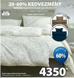 JYSK Szatén ágyneműhuzat-garnitúrák ajánlat