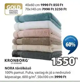 JYSK NORA törölköző ajánlat
