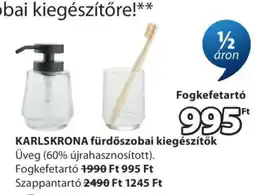 JYSK KARLSKRONA fürdőszobai kiegészítők - Fogkefetartó ajánlat