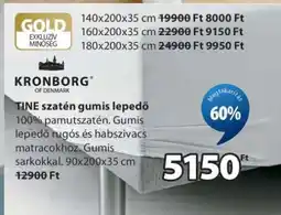 JYSK TINE szatén gumis lepedő ajánlat