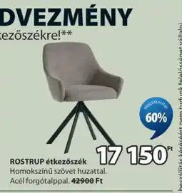 JYSK ROSTRUP étkezőszék ajánlat