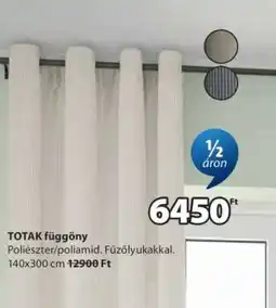 JYSK TOTAK függöny ajánlat
