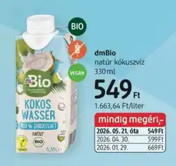 DM dmBio ajánlat
