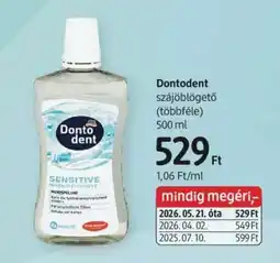 DM Dontodent szájöblögető ajánlat