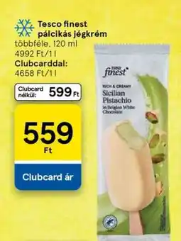 Tesco Tesco finest pálcikás jégkrém ajánlat