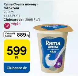 Tesco Rama Crema Növényi Főzőkrém ajánlat