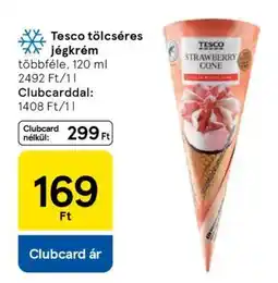 Tesco Tesco tölcséres jégkrém ajánlat