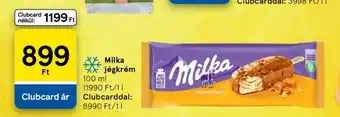 Tesco MILKA Jégkrém ajánlat