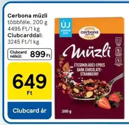 Tesco CERBONA Müzli ajánlat