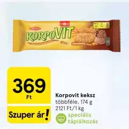 Tesco Korpovit Keksz ajánlat