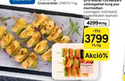 Tesco Grill Master csirkenyárs zöldségekkel kung pao marinádban ajánlat