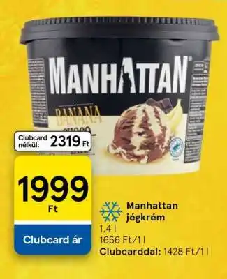 Tesco MANHATTAN Jégkrém ajánlat