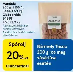 Tesco Mandula ajánlat