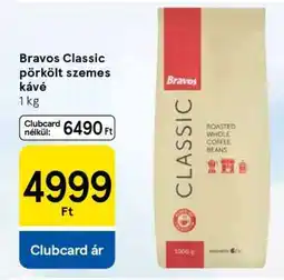 Tesco Bravos Classic pörkölt szemes kávé ajánlat
