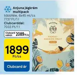 Tesco Anjuna jégkrém multipack ajánlat